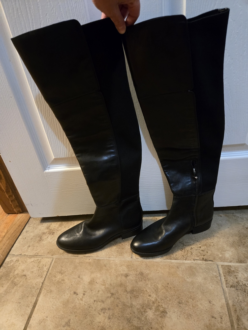 Sam Edelman Black Over-the-Knee Riding Boots
